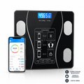 Báscula inteligente bluetooth digital de vidrio templado